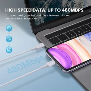 UGREEN-Type-C-to-Lightning-Cable-MFI-Certified-Rubber-Shell-1Meter-White-US171-10493-US171-7-legittech.lk