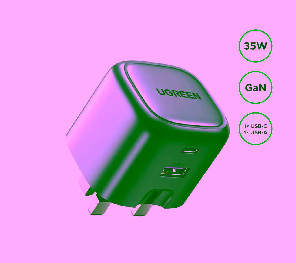 Ugreen 35W charger Sri Lanka, Nexode 2 port GaN charger