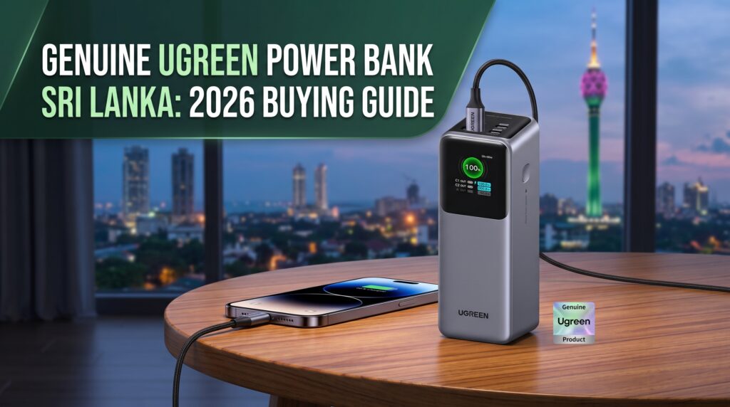 Genuine Ugreen power bank Sri Lanka range, 5000mAh to 25000mAh